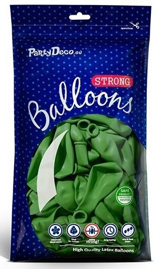 20 ballons étoiles de fête vert pomme 30cm 2