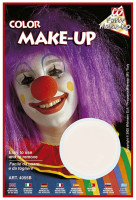 White artificial make-up
