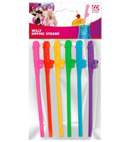 Preview: 6 colorful penis straws
