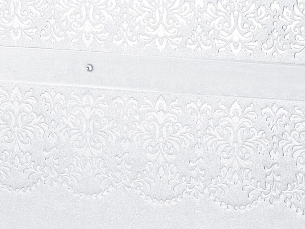 Libro degli ospiti bianco per ornamenti 20,5 cm 2