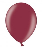 Vista previa: 100 globos metalizados Celebration rojo-marrón 23cm