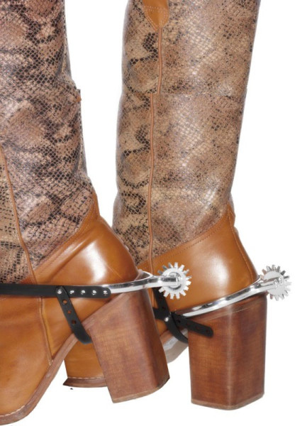 Boot spurs for cowboy costume