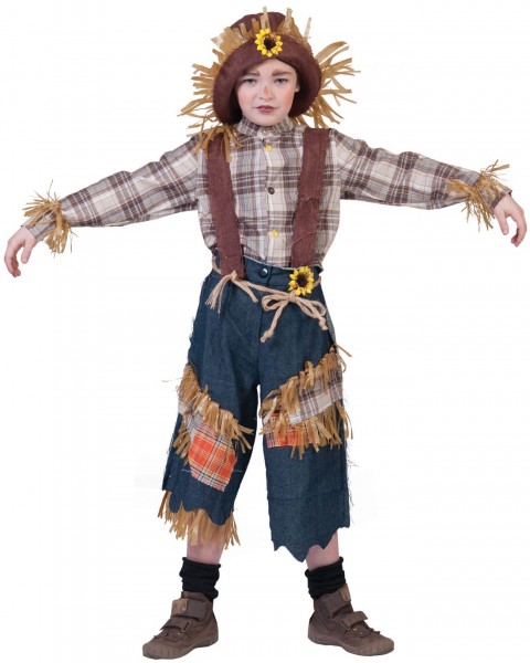 Disfraz de espantapájaros para niños de Halloween