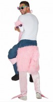 Voorvertoning: VIP flamingo piggyback kostuum