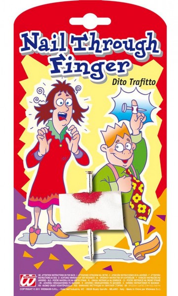 Pierced finger horror joke article