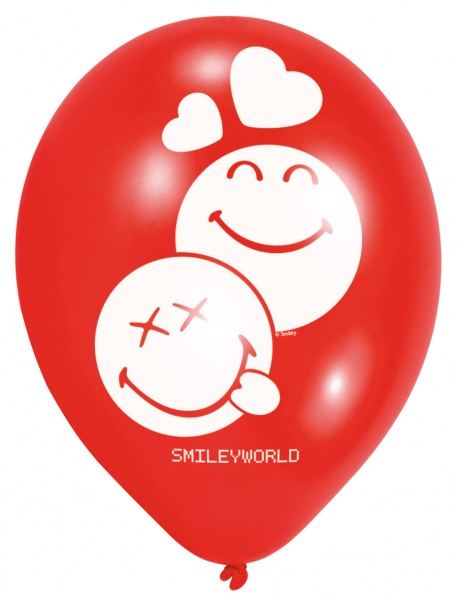 6 Be Emotional Smiley Luftballons 23 cm 4