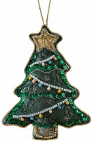 Vorschau: Weihnachtsbaum aus Samt 8cm