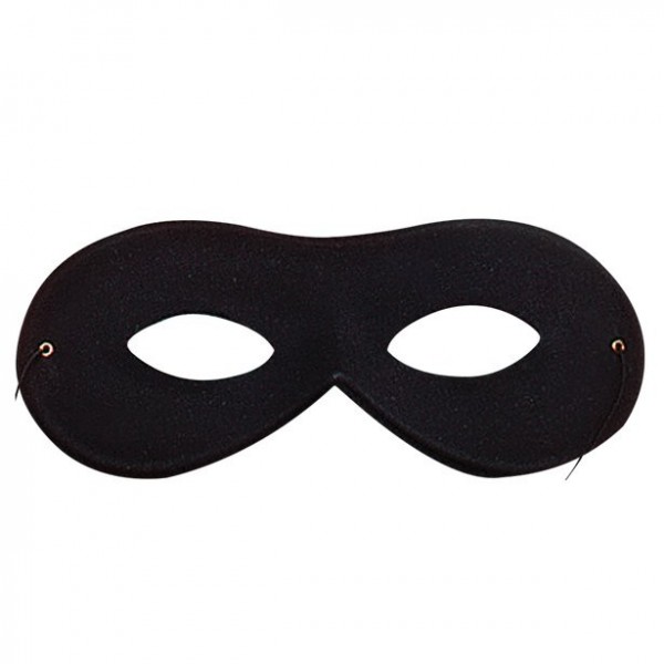 Black domino eye mask