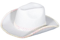 Sequin cowgirl hat by Aliza