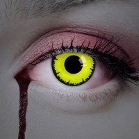 Preview: Contact lens vampire fever yellow