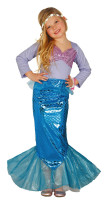 Magical mermaid girl costume
