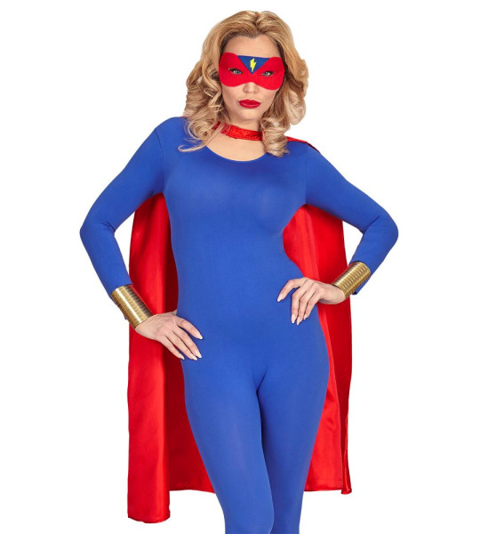 Superheld Bliksem cape met oogmasker