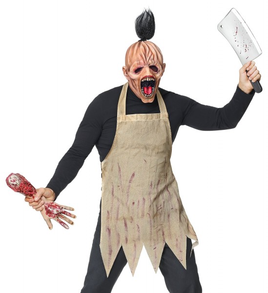 Murderous horror butcher costume