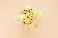 Vorschau: Tierwelt Zahl 3 Folienballon 86cm