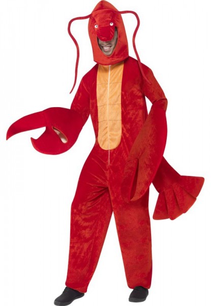 Costume de homard complet du corps en rouge