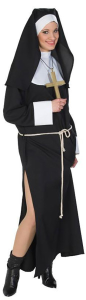 Disfraz de monja mujer 2 piezas