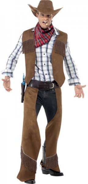 Gunslinger vestlige cowboy kostume