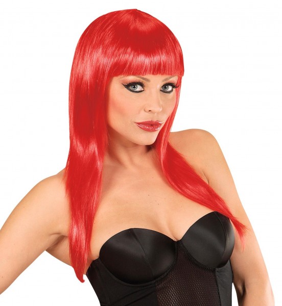 Vogue red wig for women