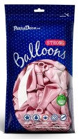 Vorschau: 50 partystar metallic Ballons hellrosa 30cm
