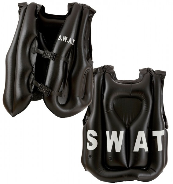 Inflatable SWAT police vest for adults