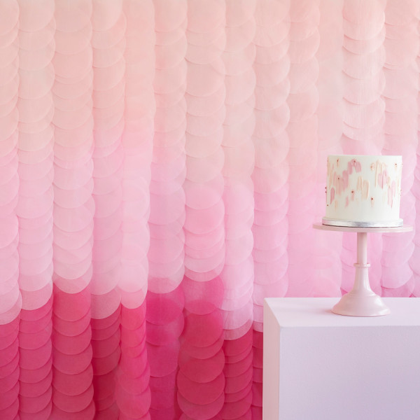 Pretty Pink Eco Curtain 2m x 2m