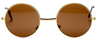 Preview: Brown hippie Lennon glasses