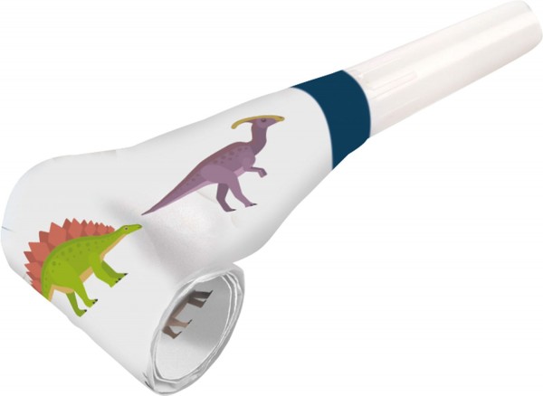 8 Happy Dinosaur festhorn 30cm