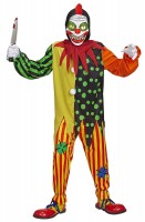 Kostium Klaus Clown Halloween dla dzieci