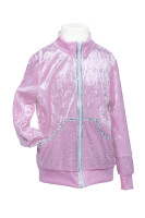 Pink tracksuit jacket for girls