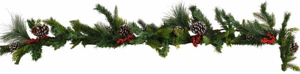 Twigs and berries Christmas garland 1.8m