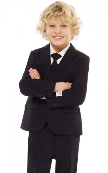 Czarny garnitur Opposuit dla dzieci