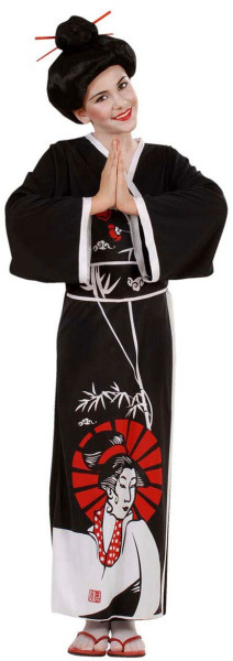 Costume Geisha Makoto per bambini 3