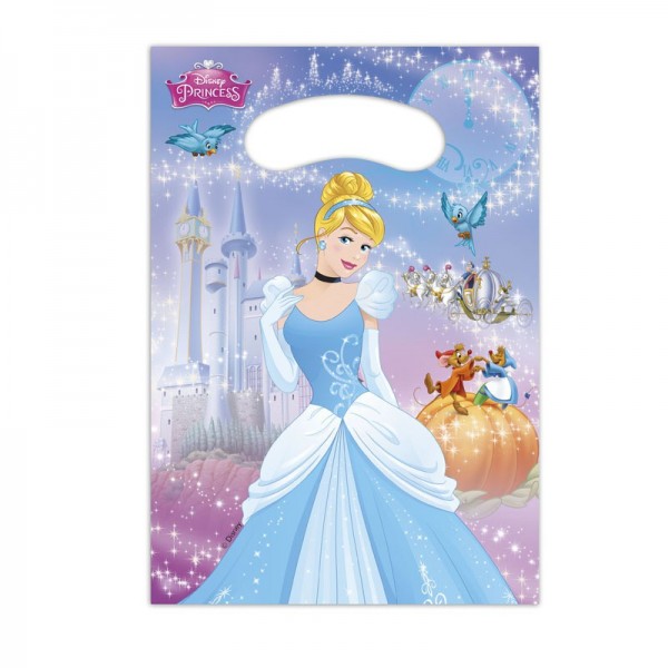 6 sacs cadeaux Cinderelllas Magic Fairytale Ball