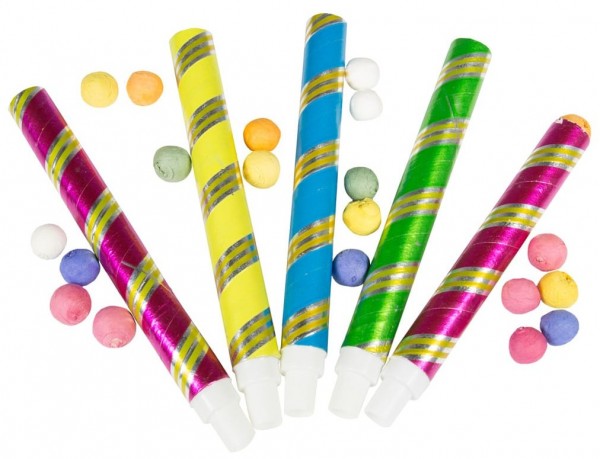 5 colorful balls of blowpipes