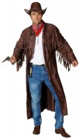 Widok: Płaszcz western męski w kolorze brązowym
