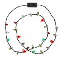 Weihnachtslichter Halskette