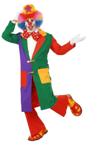 Veste de clown colorée unisexe
