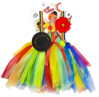 Vorschau: Tuffy Tuff Clowns Kostüm für Mädchen