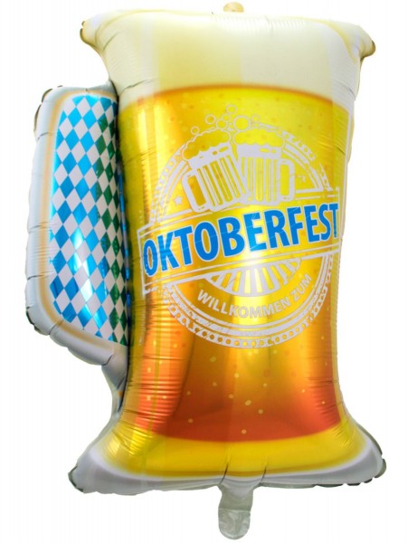 Palloncino boccale di birra Oktoberfest 60 x 80 cm