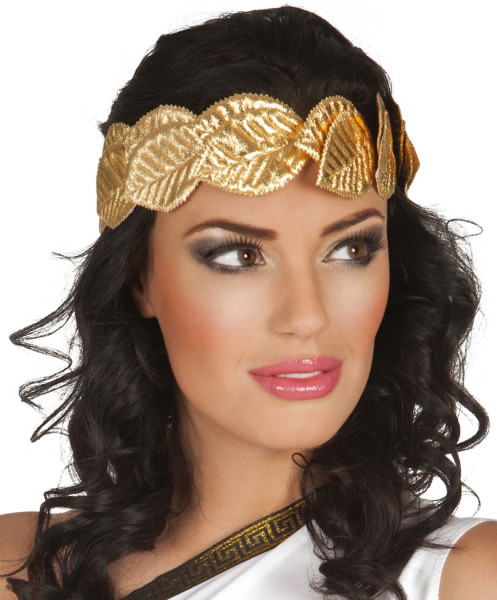 Gold leaf headdress for women and men