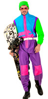 Anteprima: Costume da snowboarder neon per adulto