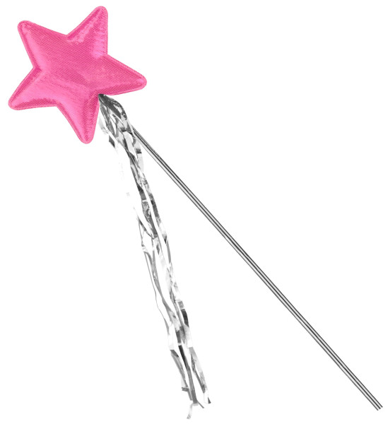 Fairy wand with star pink