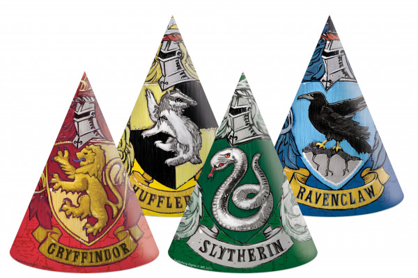 6 gorros de fiesta FSC mágicos de Hogwarts 16cm