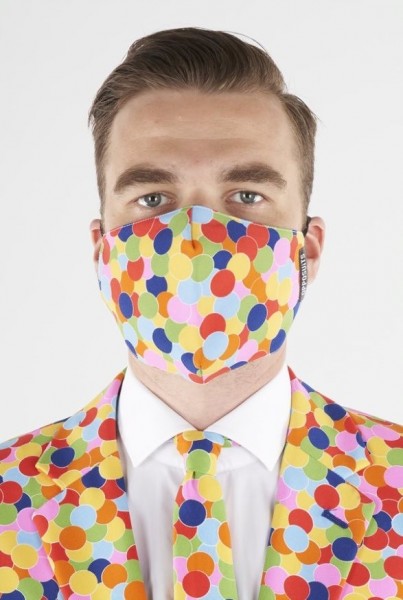 OppoSuits Confetteroni mouth nose mask