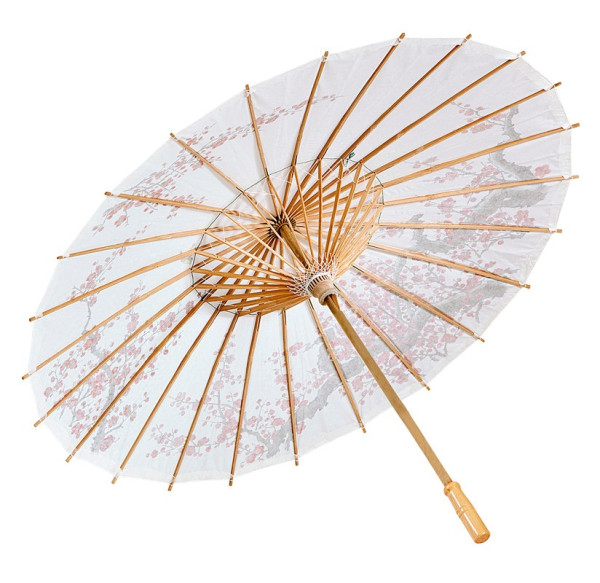 Chiński parasol z kwiatami wiśni 3