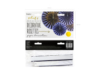 Preview: 4 Party Night Paper Rosettes Blue & Purple