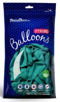 Aperçu: 100 ballons étoiles turquoise 30cm