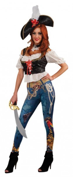 Kostium niebezpiecznej piratki damskiej