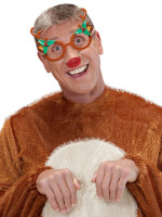 Preview: Funny Rudolf reindeer glasses