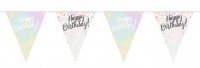 Guirnalda de banderines Cheers Happy Birthday 4m